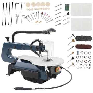 vidaXL Figuurzaagmachineset 125 W 252 mm 108-delig, Doe-het-zelf en Bouw, Verzenden, Nieuw