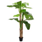 vidaXL Kunstmatige bananenboom Groen 125 x 25 x 250 cm Stof, Verzenden