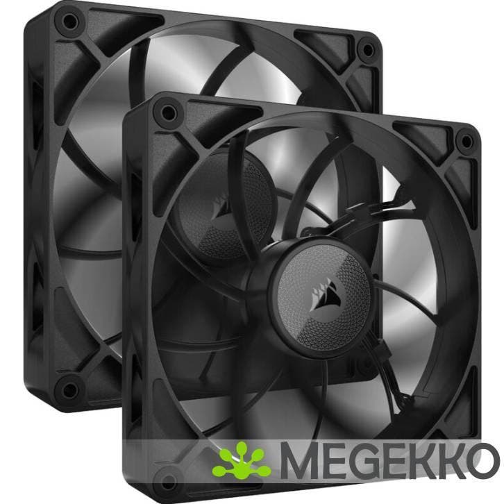 Corsair iCUE LINK RX140 MAX Black Dual Pack, Computers en Software, Computerkoelers, Nieuw, Verzenden