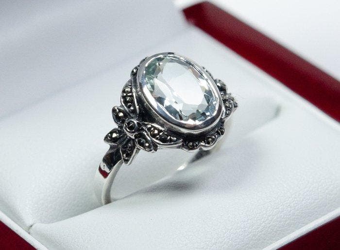 Sans prix de réserve - Bague - Argent 925 - 3,00 ct, Bijoux, Sacs & Beauté, Bagues