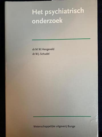 Het psychiatrisch onderzoek 9789063480608 W.J. Shudel, Verzenden, W.J. Shudel