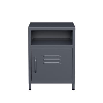 Lendo Online Table de Chevet 40x40x55 cm Métal Anthracite, Maison & Meubles