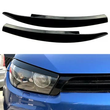 Koplampspoilers | geschikt voor Volkswagen | Scirocco 08-13, Verzenden
