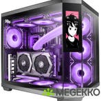 Mars Gaming MC-3TCORELCD Midi tower Zwart, Verzenden