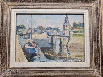 René Le Forestier (1903-1972) - Havenzicht Bretagne