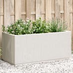 vidaXL Plantenbak 80x36x35 cm polypropeen wit, Verzenden