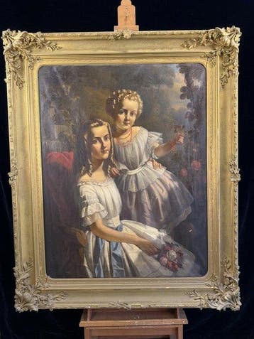 Moritz Calisch (1819-1870) - Sisterly love
