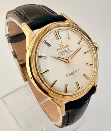 Omega - Constellation Chronometer 18K Solid Gold Dog-Leg, Nieuw