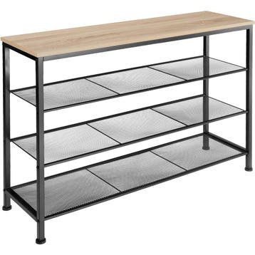 tectake Schoenenrek Portsmouth 100x30,5x72,5cm - Industrieel, Verzenden, Nieuw