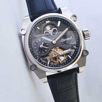 Ingersoll - Automatic - Moon Sun - Half Skeleton - Dual Time, Bijoux, Sacs & Beauté, Montres | Hommes