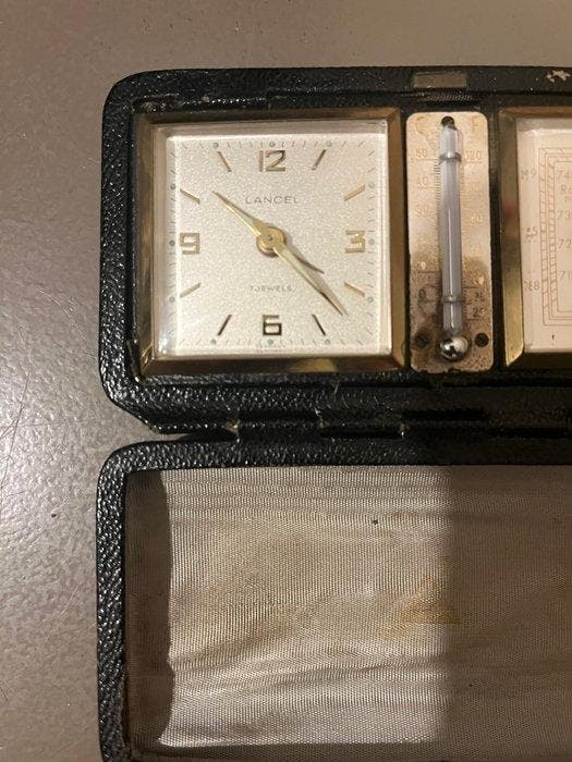 Horloge - Lancel - Laiton - 1960-1970, Antiquités & Art, Antiquités | Horloges