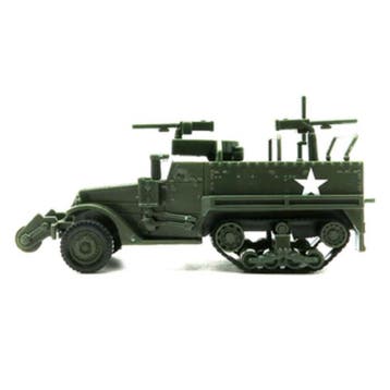 1:72 M3A1 Half-Track Jeep Bouwkit - Amerikaanse Leger Wagen, Verzenden