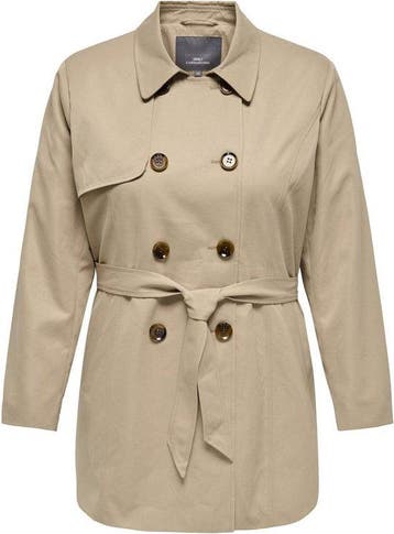ONLY CARMAKOMA CARVALERIE TRENCHCOAT OTW NOOS Dames Jas -..., Kleding | Dames, Verzenden, Nieuw
