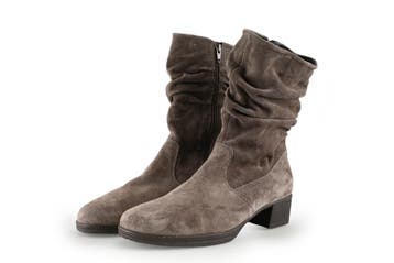 Hartjes Laarzen in maat 38 Grijs, Kleding | Dames, Schoenen, Hoge laarzen, Verzenden, Zo goed als nieuw, Hartjes
