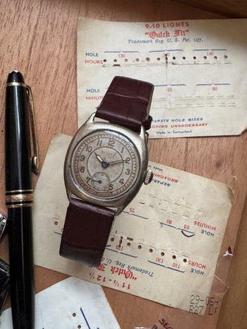 Rolex - Oyster Lipton vintage Art Deco antique 1930s -