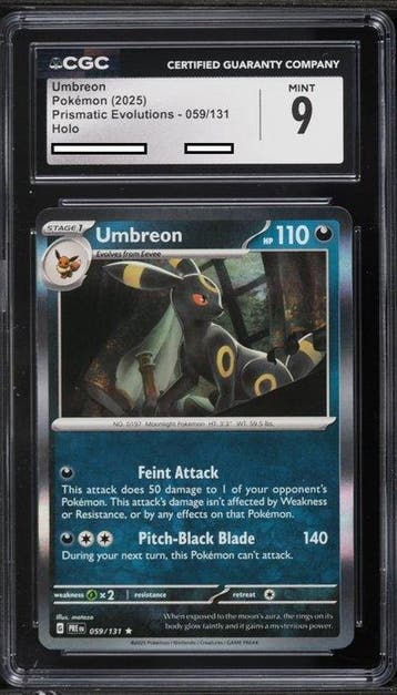 Graded card - Umbreon #059 *Holo* - Prismatic Evolutions -, Nieuw