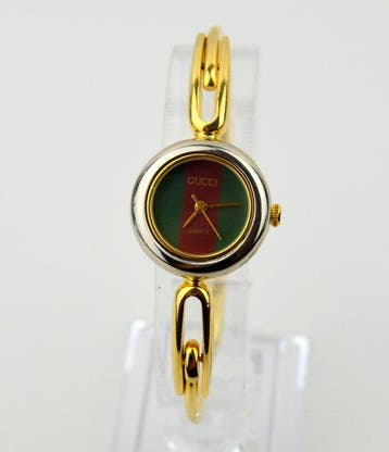 Gucci - 1100 - Unique changeable bezel watch 7 colors - Sans, Bijoux, Sacs & Beauté, Montres | Hommes