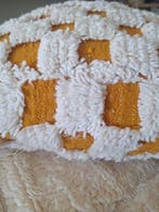 Poef - Wol, Katoen - Poef van wol - Nieuw