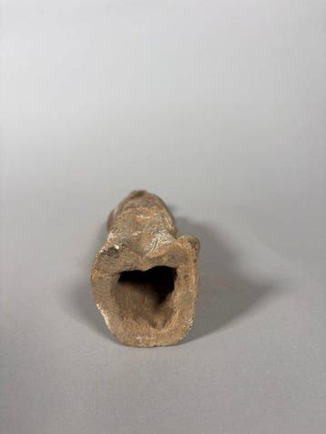 Oud-Chinees, Han-dynastie Terracotta dienaar - 13 cm