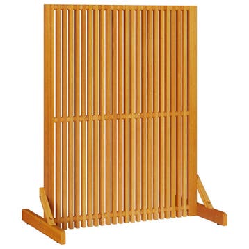 vidaXL Privacyscherm Bruin 79,5 x 50 x 110 cm Massief Acacia, Verzenden