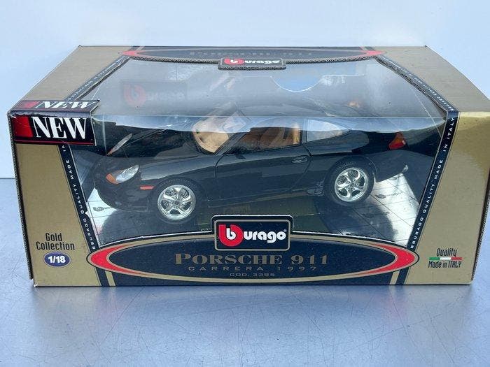 Bburago 1:18 - Model raceauto - Porsche 911 (996) Carrera, Hobby en Vrije tijd, Modelauto's | 1:5 tot 1:12