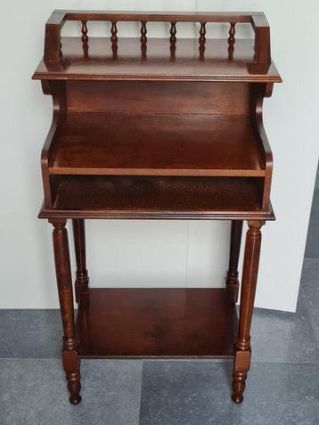 Tafel - vintage Franse telefoontafel, bijzettafel,