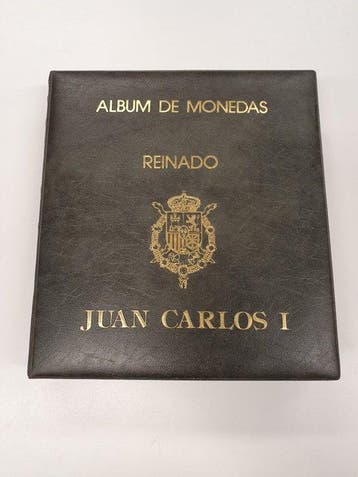 Spanje. Collectie muntsets & munten 1976-1999 in 3 albums