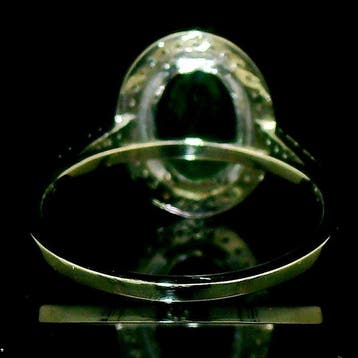 Ring Platina - 2.36ct. tw. Smaragd - Diamant, Nieuw