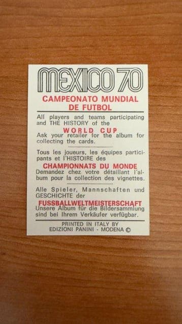 Panini Mexico 70 Didi Édition originale - 1 Sticker -, Nieuw