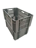 Nestbare Stapelkrat 600x400x500 mm euronorm grijs, Doe-het-zelf en Bouw, Ophalen of Verzenden, Nieuw
