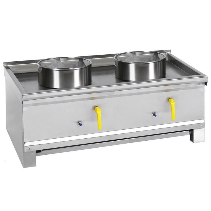 Wokfornuis | ASIA I | Gas | 2 Branders (2x 20/25/35kW) |, Articles professionnels, Horeca | Équipement de cuisine, Envoi