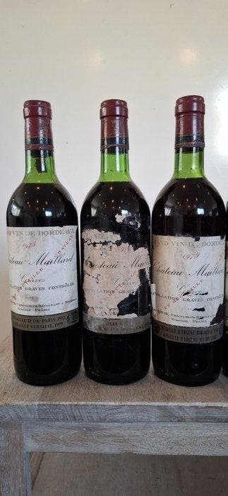 1975 1975, 1978, 1979, 1981 Chateau Malliard & 1975 x 2, Verzamelen, Wijnen