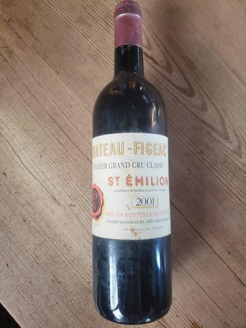 2001 Chateau-Figeac - Saint-Émilion 1er Grand Cru Classé - 1, Verzamelen, Wijnen, Nieuw