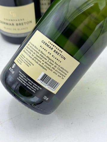 Germar Breton, Blanc de Blancs - Champagne Brut - 6, Collections, Vins