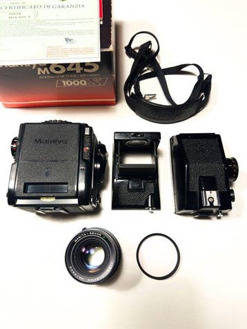 Mamiya M645 1000S Medium Format Outfit - Sekor C 80mm f/2.8,, Audio, Tv en Foto, Fotocamera's Analoog, Nieuw