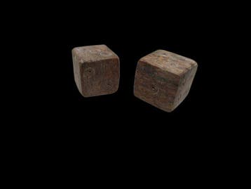 Oud-Romeins Botten dobbelset voor gaming – soldaten, Antiek en Kunst