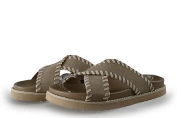 Posh Slippers in maat 43 Beige, Kleding | Dames, Schoenen, Slippers, Verzenden, Beige, Zo goed als nieuw