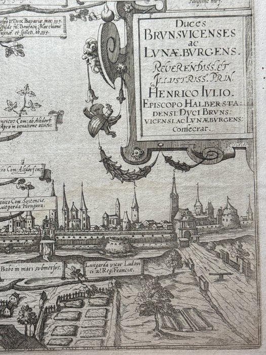 Europa - Duitsland Brunswijk; Venetian printing and, Boeken, Atlassen en Landkaarten