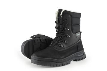 Rieker Veterboots in maat 42 Zwart, Verzenden, Zwart, Boots, Zo goed als nieuw