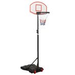 vidaXL Basketbalstandaard 216-250 cm polyetheen wit, Verzenden, Nieuw