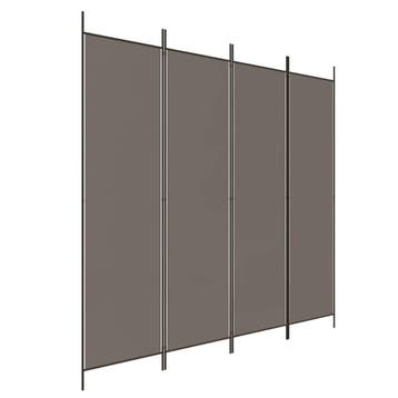 Kamerscherm 200x200cm Antraciet - Creeer direct privacy i..., Verzenden, Zo goed als nieuw