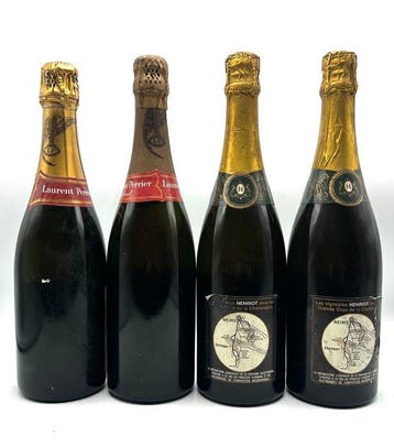 Laurent Perrier & Henriot - Champagne Brut - 4 Flessen (0.75, Collections