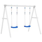 vidaXL Schommelzitjes 2 st met touwen 37x15 cm polyetheen, Kinderen en Baby's, Speelgoed | Buiten | Speeltoestellen, Verzenden