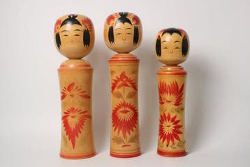 Handmade Japanese Kokeshi - Pop - Japan