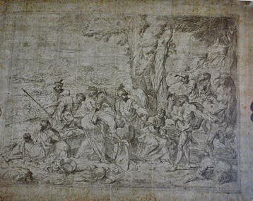 Giovanni Benedetto Castiglione (1606-1670) - Laban cherchant