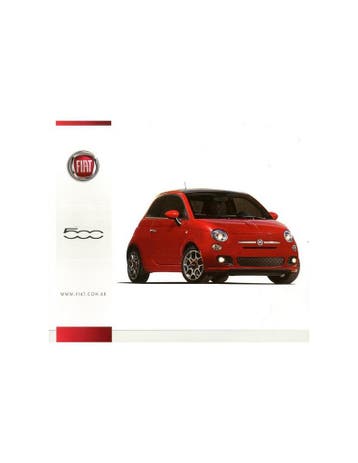 2013 FIAT 500 LEAFLET SPAANS, Nieuw