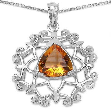 Zonder minimumprijs - Hanger Zilver - 5.52ct. tw. Gemengde