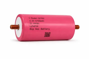 LiFePO4 32700 Batterij 3.2V 6700mAh 21.44WH M4 Schroefdraad, Ophalen of Verzenden, Nieuw