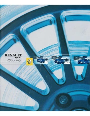2005 RENAULT CLIO V6 BROCHURE NEDRLANDS, Ophalen of Verzenden