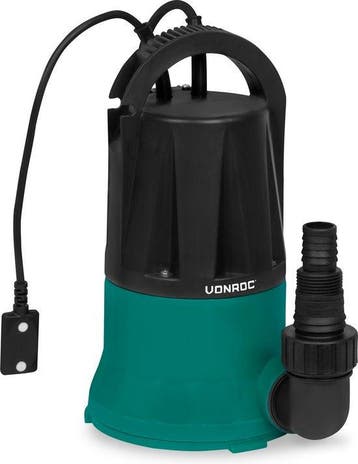 2dekans | VONROC Dompelpomp – Vlakzuigend & Sensor – 6000, Doe-het-zelf en Bouw, Ophalen of Verzenden, Nieuw